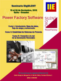 Folleto de Seminario I de DIgSILENT en Quito